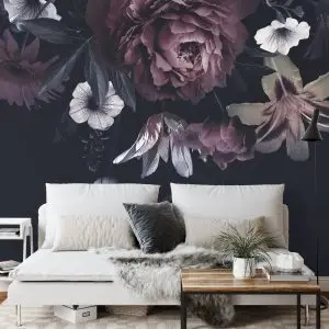 Papier Peint Pivoines Et Lys – Image 3