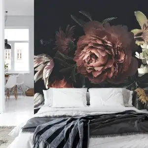 Papier Peint Bouquet Vintage Avec Pivoines – Image 8