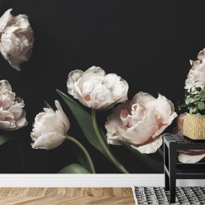 Papier Peint Pivoines Et Feuilles Vertes – Image 7