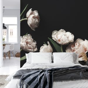 Papier Peint Pivoines Et Feuilles Vertes – Image 8