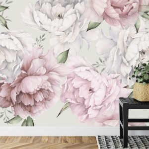 Papier Peint Fleurs De Pivoine Au Pastel – Image 7