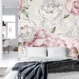 Papier Peint Fleurs De Pivoine Au Pastel – Image 8