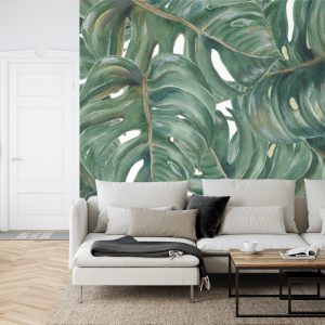 Papier Peint Feuilles De Monstera Aquarelle – Image 6