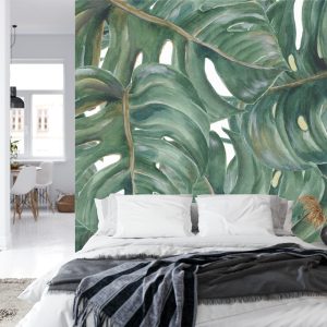 Papier Peint Feuilles De Monstera Aquarelle – Image 8