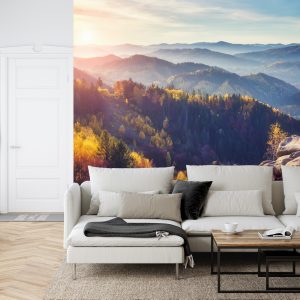 Papier Peint Paysage Montagnes Forêt – Image 6