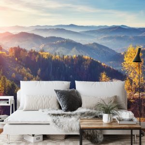 Papier Peint Paysage Montagnes Forêt – Image 3