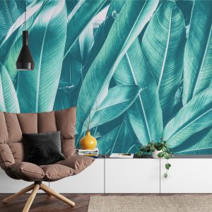 Papier Peint Feuilles Vintage Exotiques – Image 4