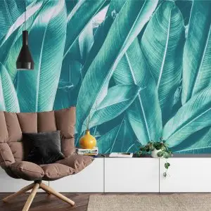 Papier Peint Feuilles Vintage Exotiques – Image 4