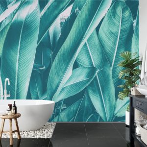 Papier Peint Feuilles Vintage Exotiques – Image 5