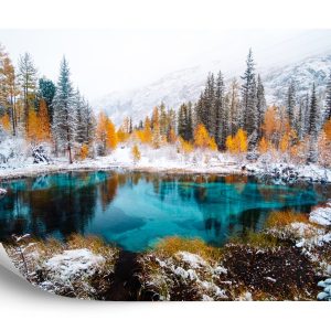 Papier Peint Paysage Montagnes Hiver – Image 2