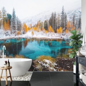 Papier Peint Paysage Montagnes Hiver – Image 5