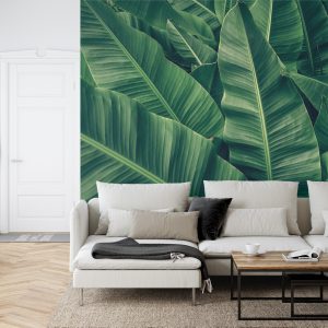 Papier Peint Feuilles Tropicales Rétro – Image 6