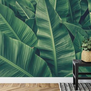 Papier Peint Feuilles Tropicales Rétro – Image 7