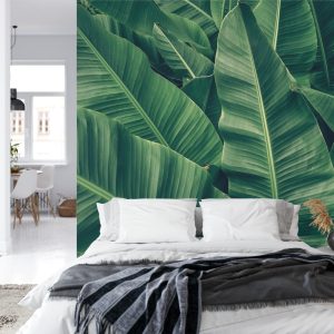 Papier Peint Feuilles Tropicales Rétro – Image 8