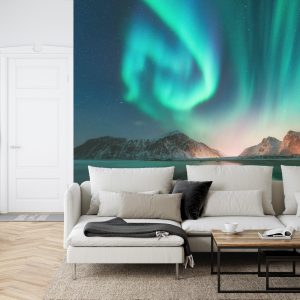 Papier Peint Paysage Lumières Boréales – Image 6