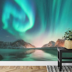 Papier Peint Paysage Lumières Boréales – Image 7