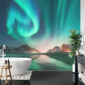 Papier Peint Paysage Lumières Boréales – Image 5