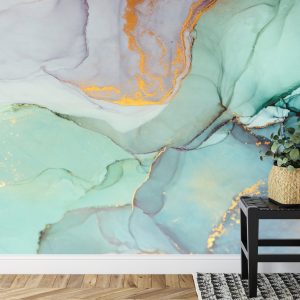 Papier Peint Marbre Ornemental Coloré – Image 7