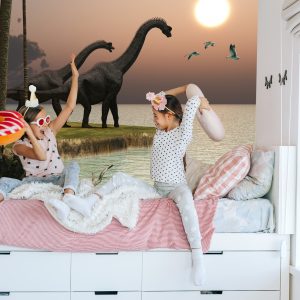 Papier Peint Dinosaures Au Bord De L'eau – Image 7