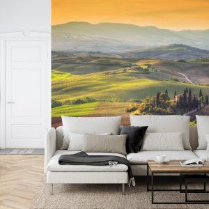 Papier Peint Paysage Champ 3D – Image 6