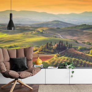 Papier Peint Paysage Champ 3D – Image 4