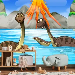Papier Peint Dinosaures Dans L'eau – Image 5