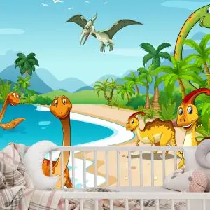 Papier Peint Dinosaures Sur La Plage – Image 6