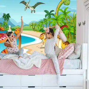 Papier Peint Dinosaures Sur La Plage – Image 7
