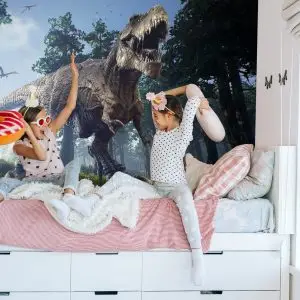 Papier Peint Tyrannosaure Dans La Forêt – Image 7