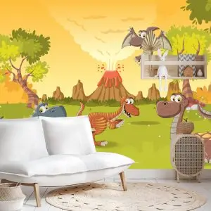 Papier Peint Dinosaures De Conte De Fées – Image 4