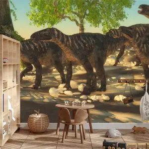 Papier Peint Dinosaures Et Nature – Image 3