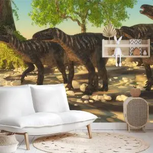 Papier Peint Dinosaures Et Nature – Image 4