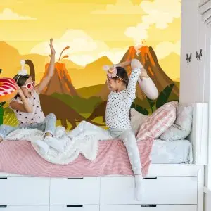 Papier Peint Dinosaures Et Paysage – Image 7