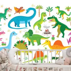 Papier Peint Des Dinosaures Comme Dans Les Dessins Animés – Image 6
