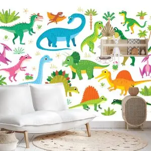 Papier Peint Des Dinosaures Comme Dans Les Dessins Animés – Image 4