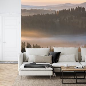 Papier Peint Forêt Dans Le Brouillard – Image 6