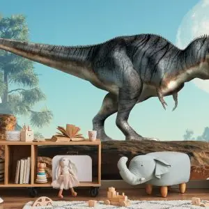 Papier Peint Dinosaure Sur Les Rochers – Image 5