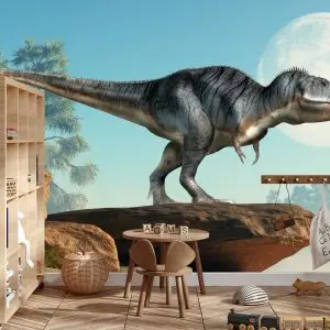 Papier Peint Dinosaure Sur Les Rochers – Image 3