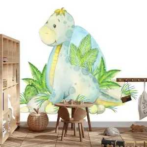 Papier Peint Petit Dinosaure Et Nature – Image 3
