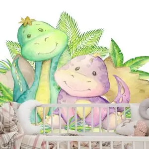 Papier Peint Petits Dinosaures Mignons – Image 6