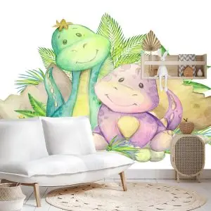 Papier Peint Petits Dinosaures Mignons – Image 4