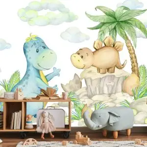 Papier Peint Petits Dinosaures Sur Les Pierres – Image 5