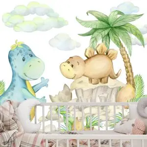 Papier Peint Petits Dinosaures Sur Les Pierres – Image 6