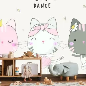Papier Peint Chats Dansants – Image 5