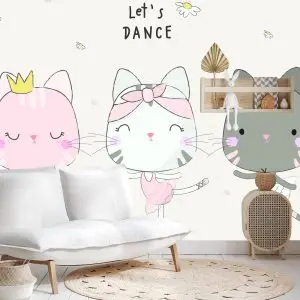 Papier Peint Chats Dansants – Image 4
