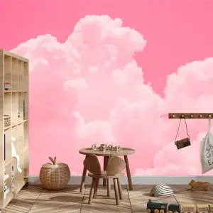 Papier Peint Nuages ​​Roses – Image 3