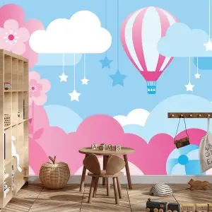 Papier Peint Ballon Dans Les Nuages – Image 3