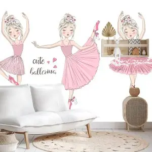 Papier Peint Danseurs Roses – Image 4