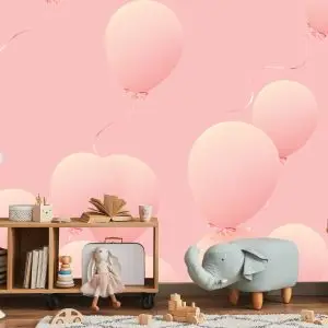 Papier Peint Ballons Roses – Image 5