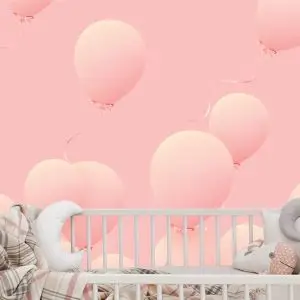 Papier Peint Ballons Roses – Image 6